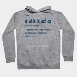 Funny Math Teacher Joke Hoodie